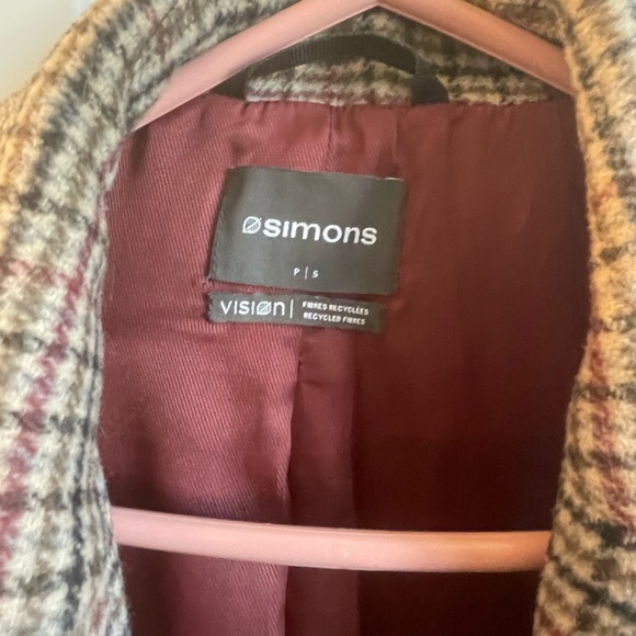 Simons plaid jacket - Picture 3 of 4
